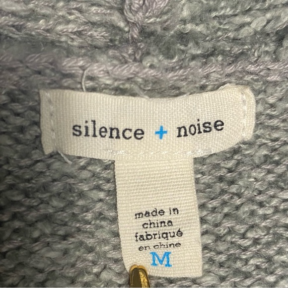 Urban Outfitters Gray Long Cardigan Open Front Sweater Size M #1398 - Picture 11 of 14